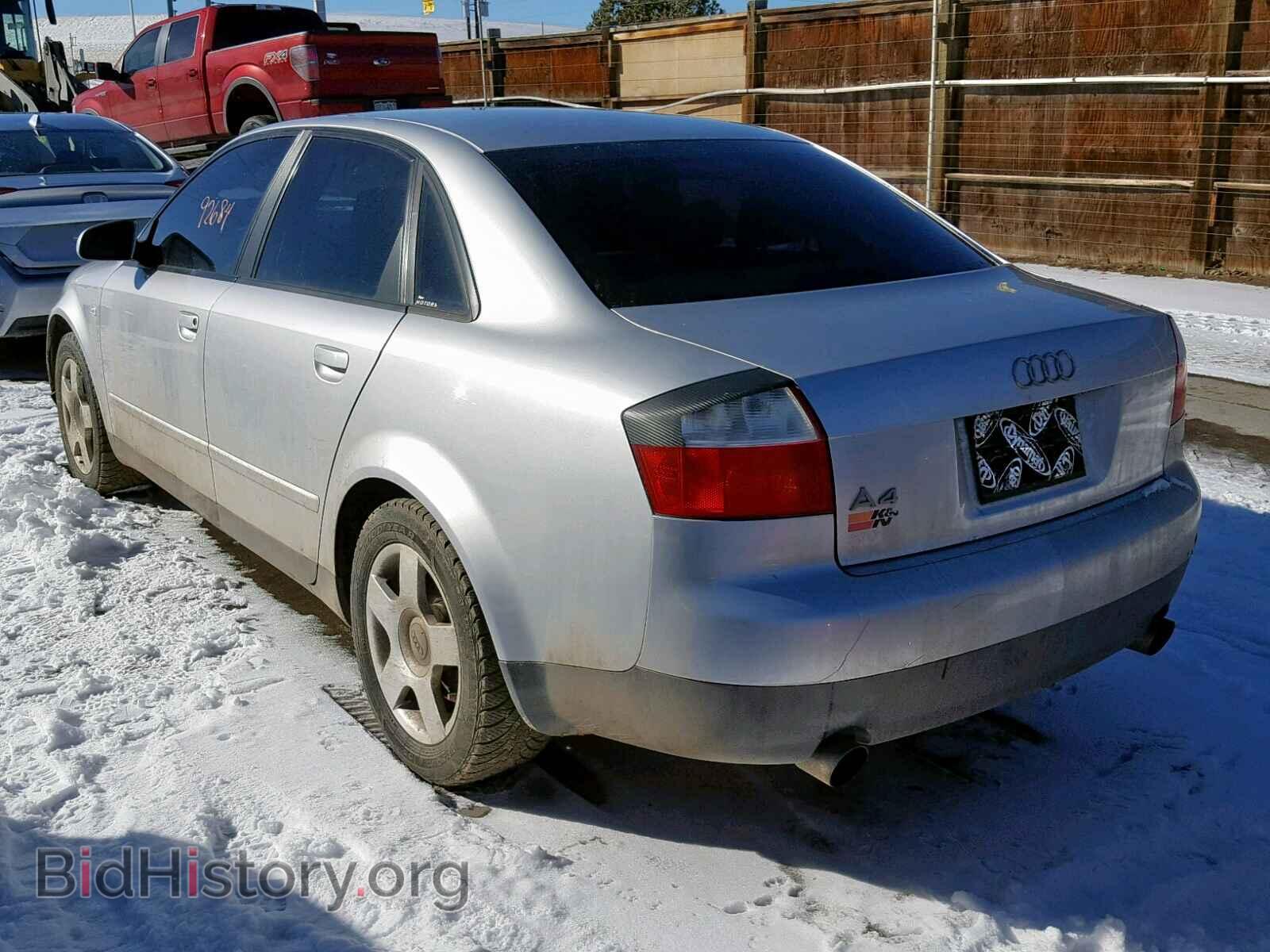 2002 AUDI A4 - VIN: WAULC68E12A183622 - Фото 3