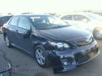 2011 Toyota COROLLA Corolla/S/, черный — VIN 2T1BU4EE8BC642337, Copart