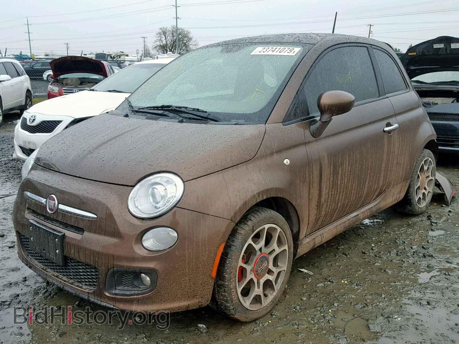 2012 FIAT 500 - VIN: 3C3CFFBR4CT164311 - Фото 2