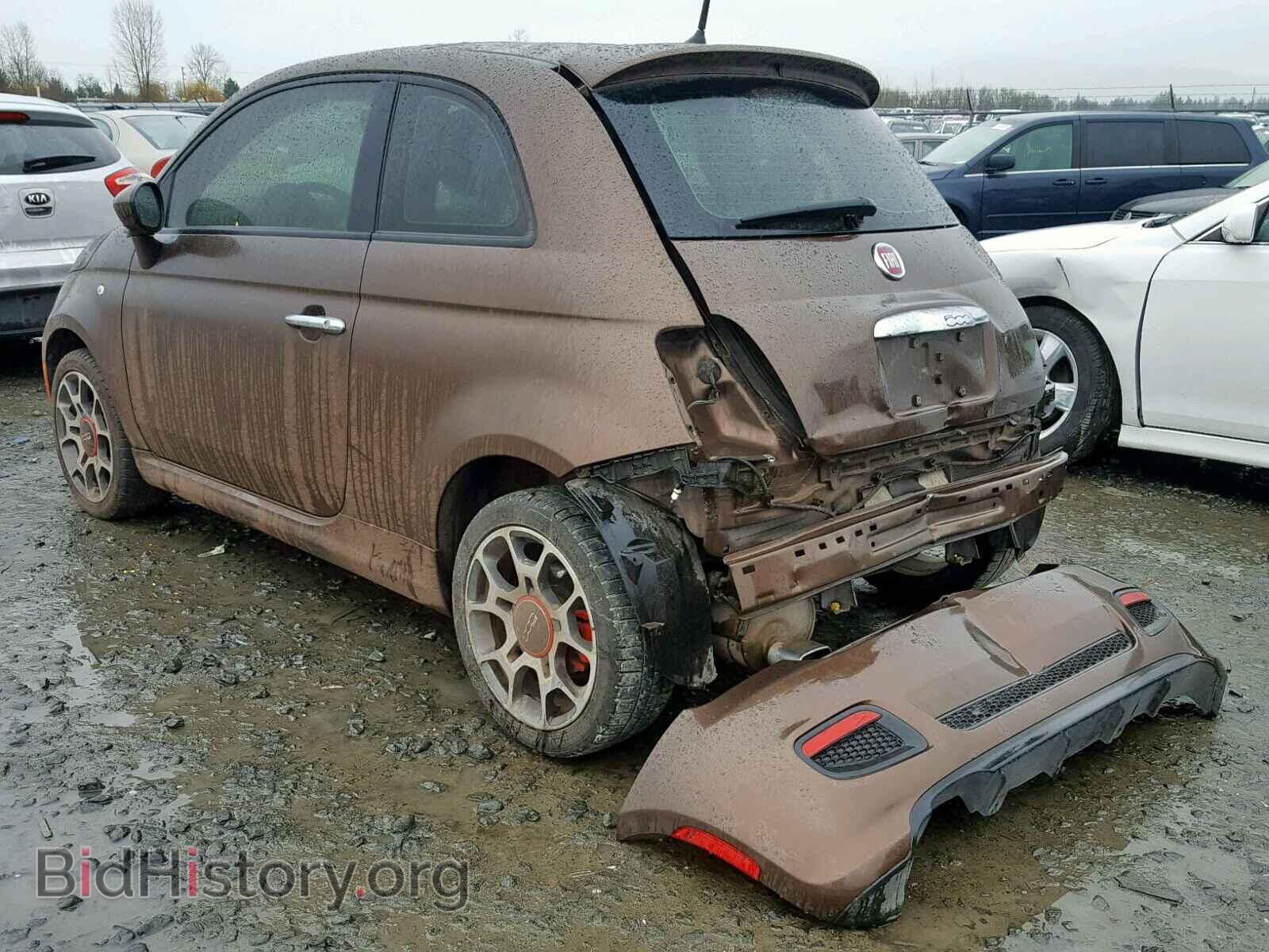 2012 FIAT 500 - VIN: 3C3CFFBR4CT164311 - Фото 3