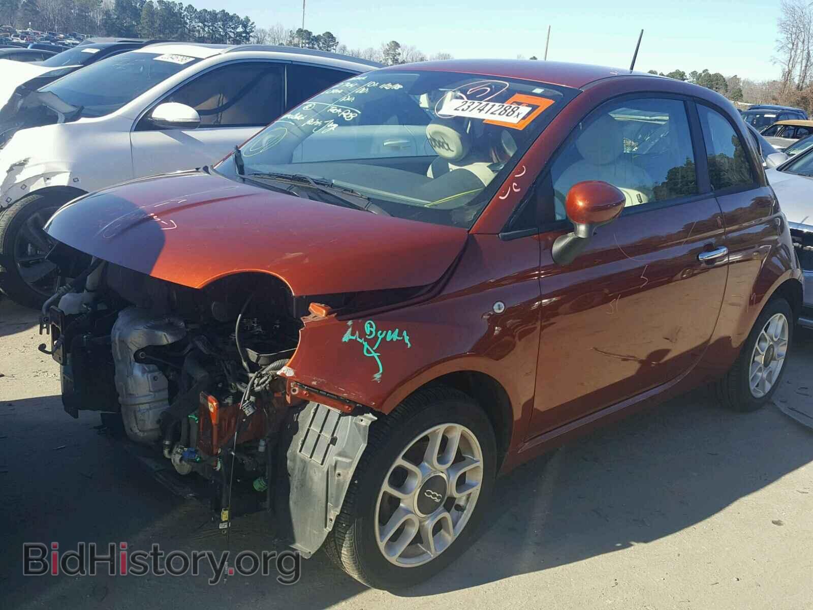 2012 FIAT 500 - VIN: 3C3CFFARXCT105197 - Фото 2