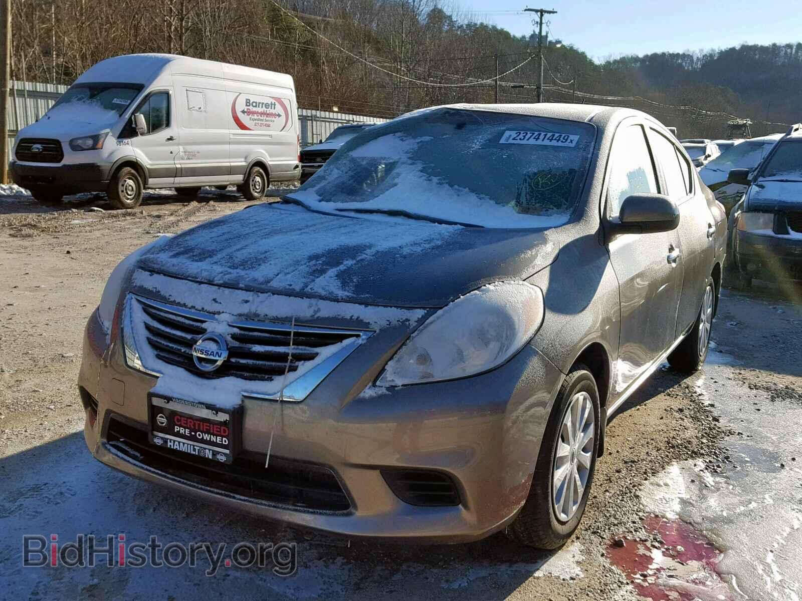 2012 NISSAN VERSA - VIN: 3N1CN7AP2CL892099 - Фото 2