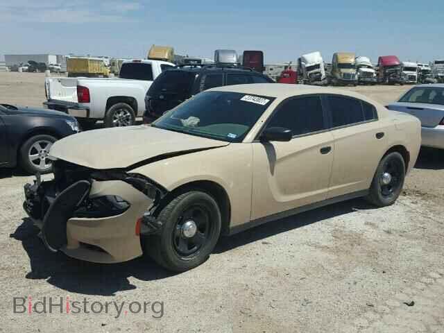 2015 DODGE CHARGER - VIN: 2C3CDXAT4FH801607 - Фото 2