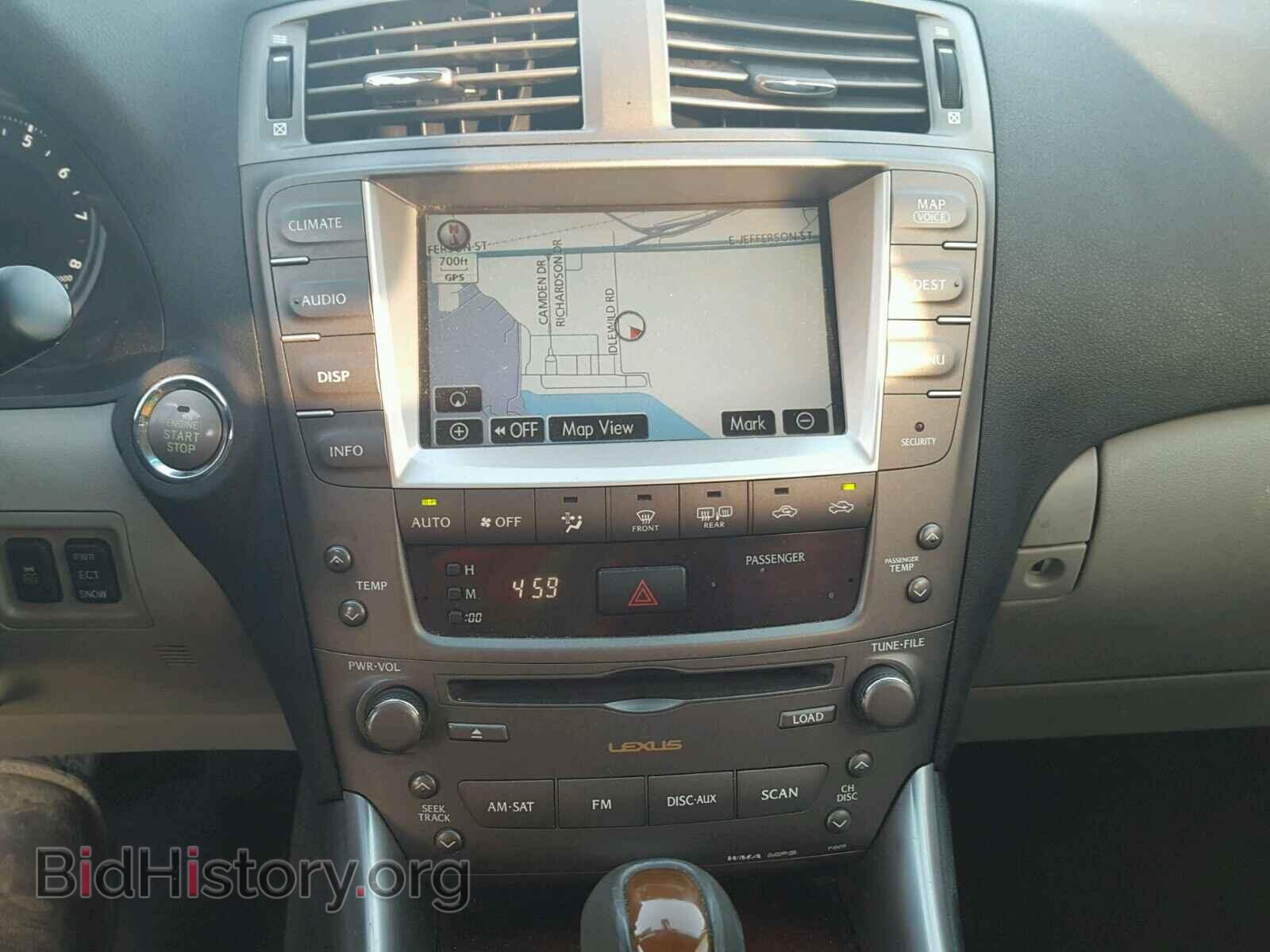 2007 LEXUS IS250 - VIN: JTHCK262472011642 - Фото 9