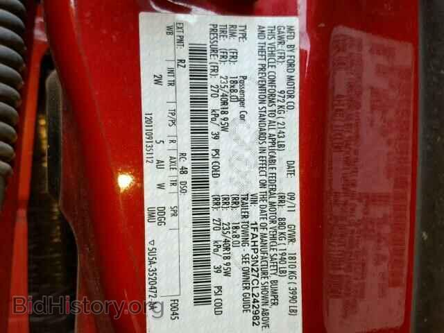 2012 FORD FOCUS - VIN: 1FAHP3N27CL242982 - Фото 10