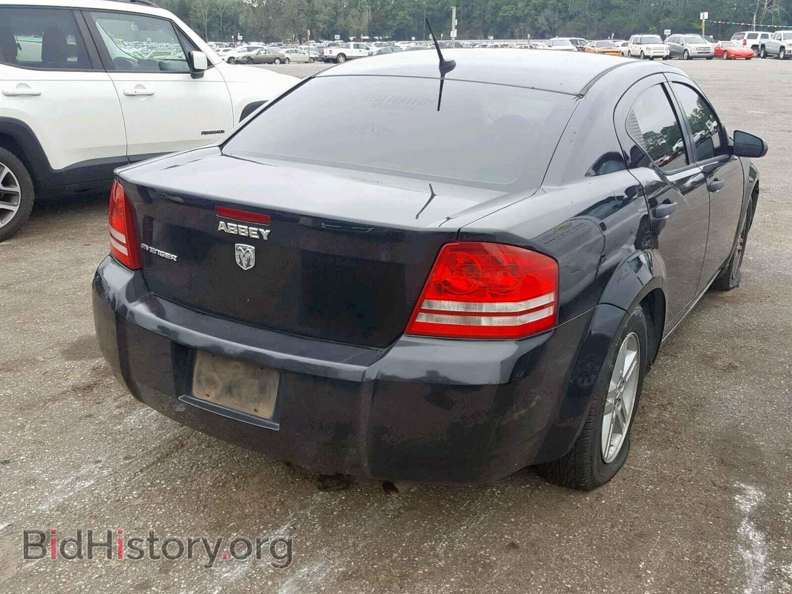 2008 DODGE AVENGER - VIN: 1B3LC46JX8N144506 - Фото 4