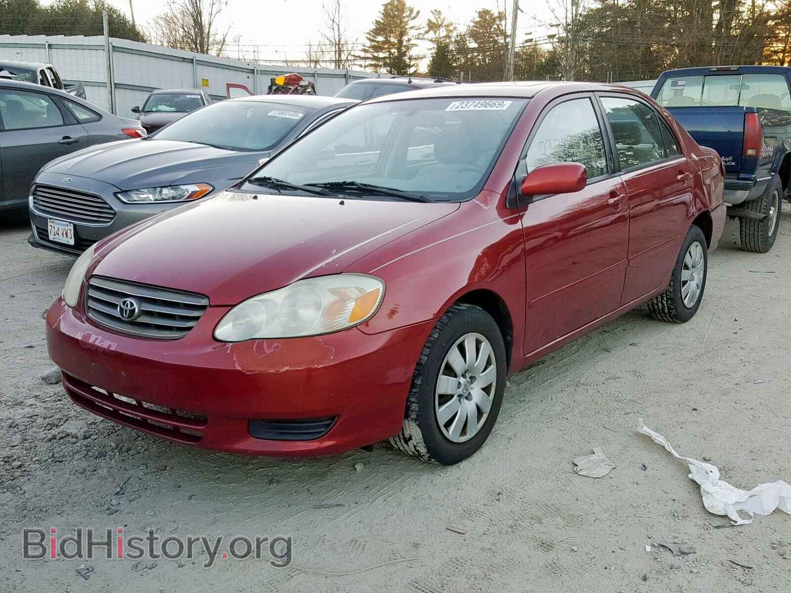 2003 TOYOTA COROLLA - VIN: 2T1BR32E43C156805 - Фото 2