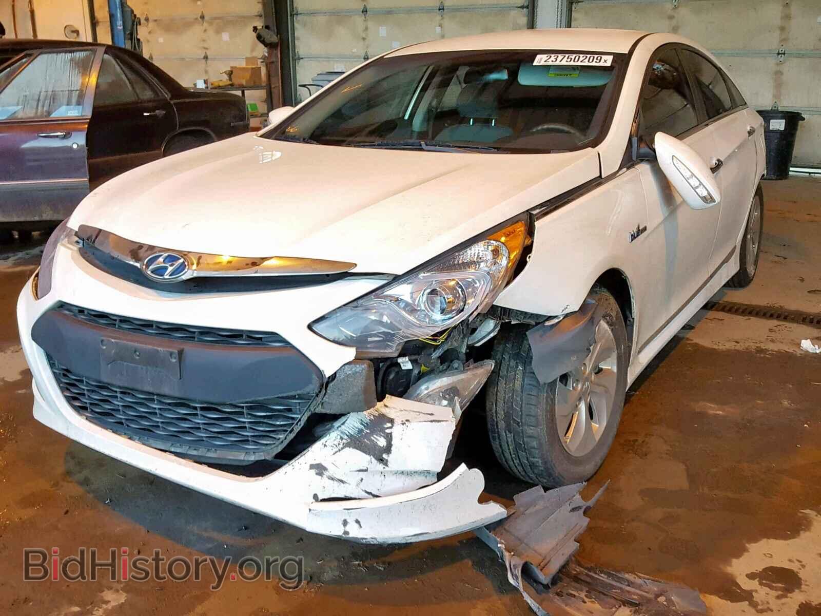 2014 HYUNDAI SONATA - VIN: KMHEC4A40EA117807 - Фото 2
