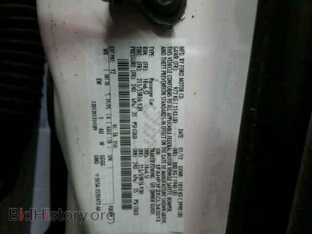 2012 FORD FOCUS - VIN: 1FAHP3F2XCL343013 - Фото 10