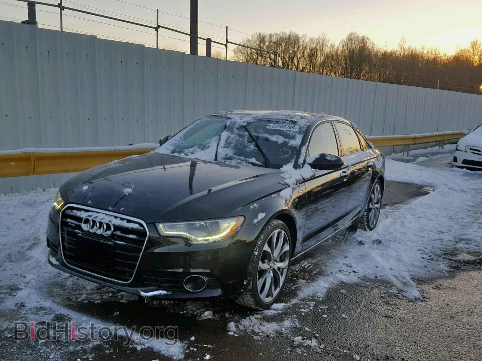 2013 AUDI A6 - VIN: WAUGGAFC8DN103433 - Фото 2