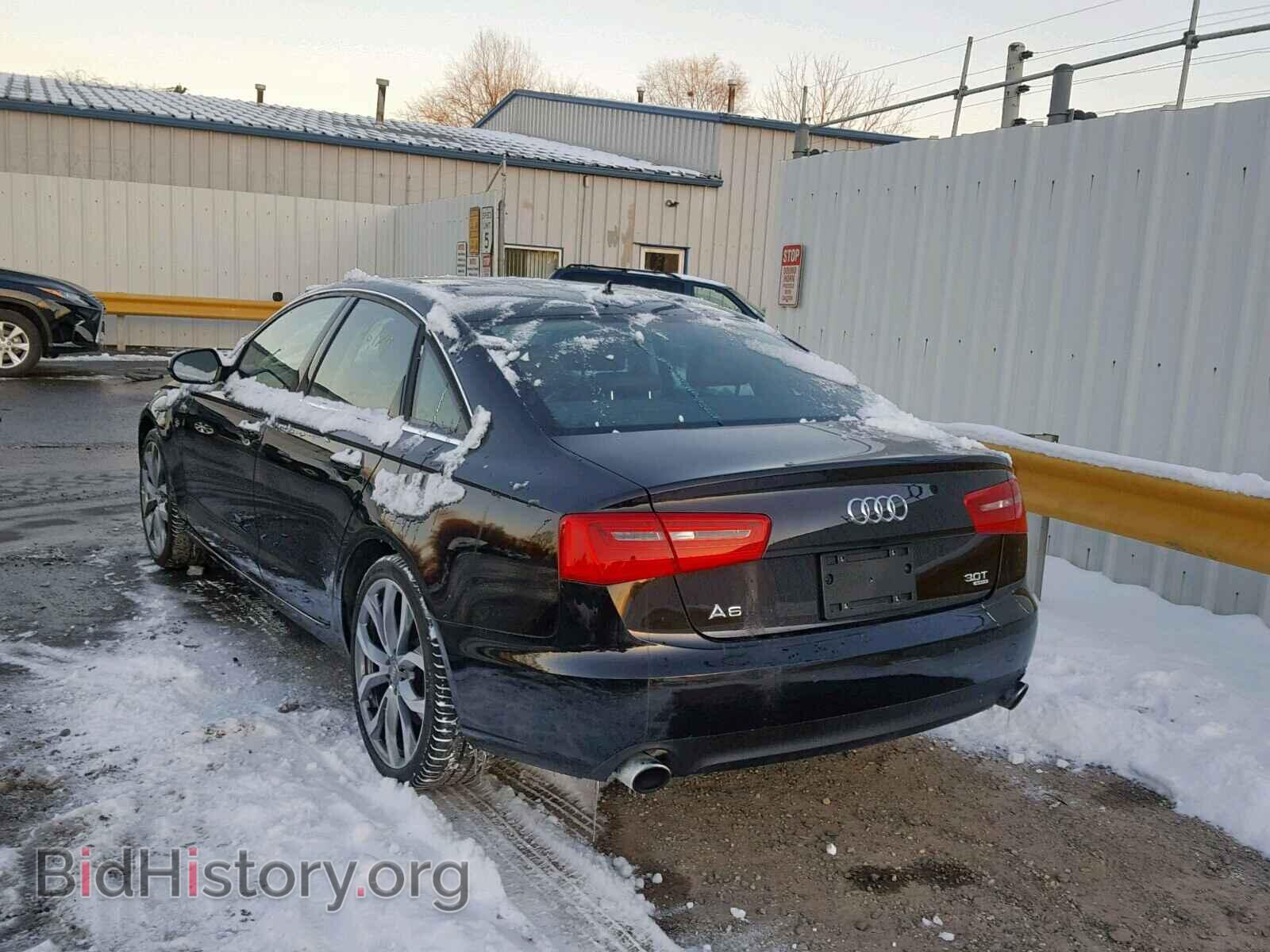 2013 AUDI A6 - VIN: WAUGGAFC8DN103433 - Фото 3