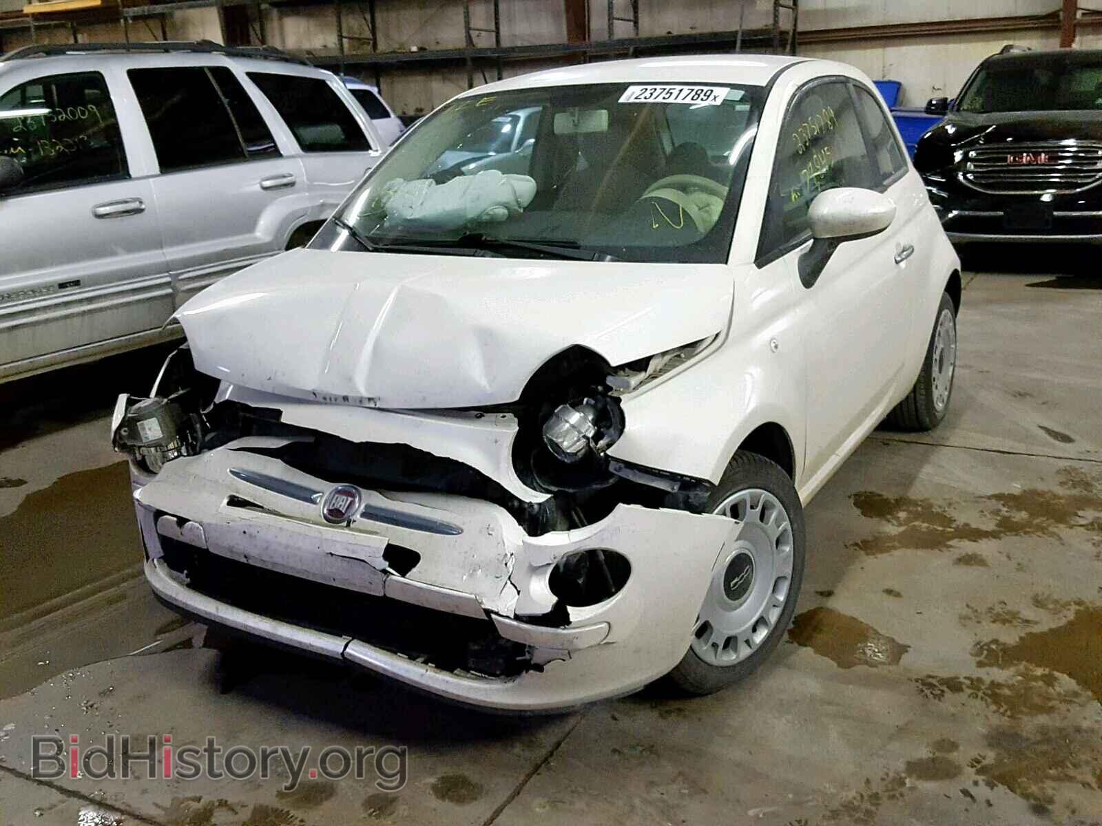2012 FIAT 500 - VIN: 3C3CFFAR1CT194724 - Фото 2