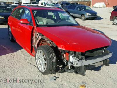 2012 Audi A4 A4 Prestig, red — VIN WAU4FBFL0CA072292, Copart