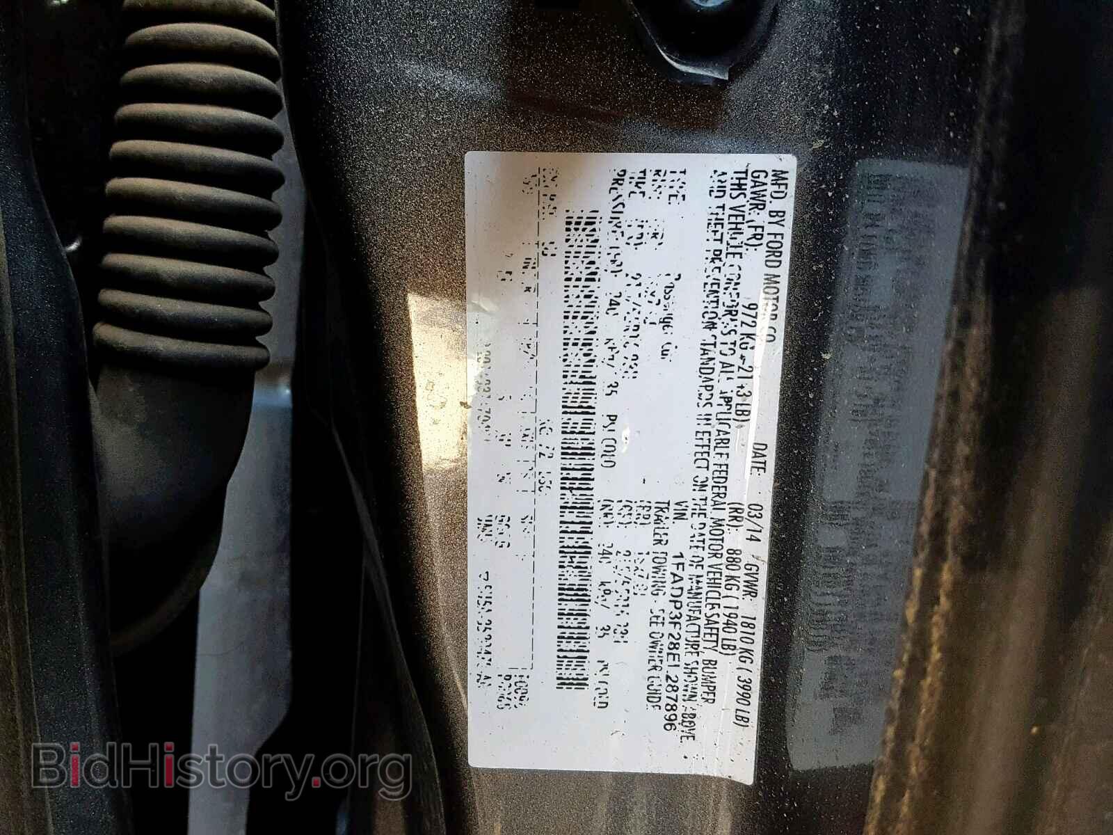 2014 FORD FOCUS SE - VIN: 1FADP3F28EL287896 - Фото 10