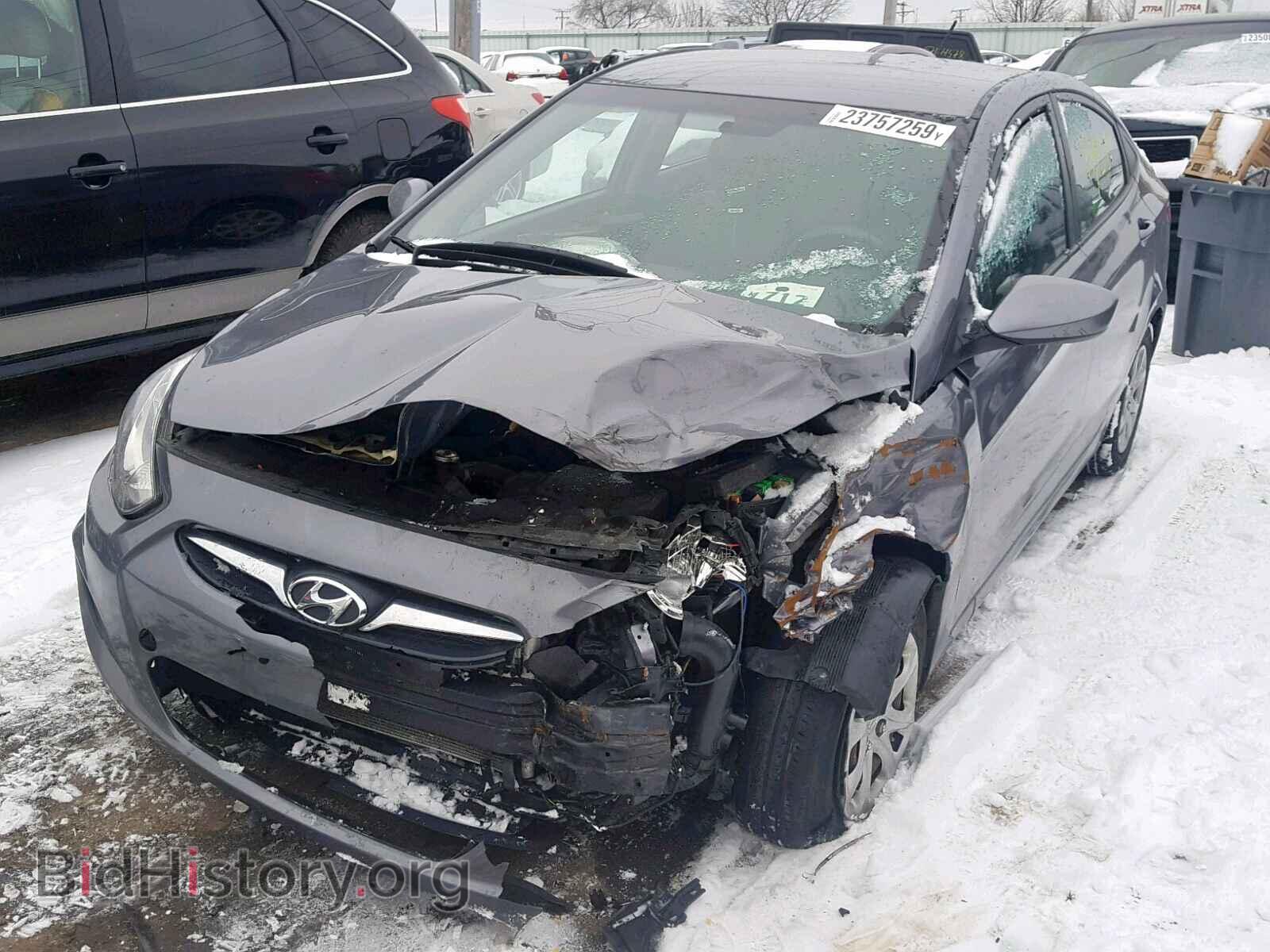 2014 HYUNDAI ACCENT - VIN: KMHCT4AE6EU752111 - Фото 2