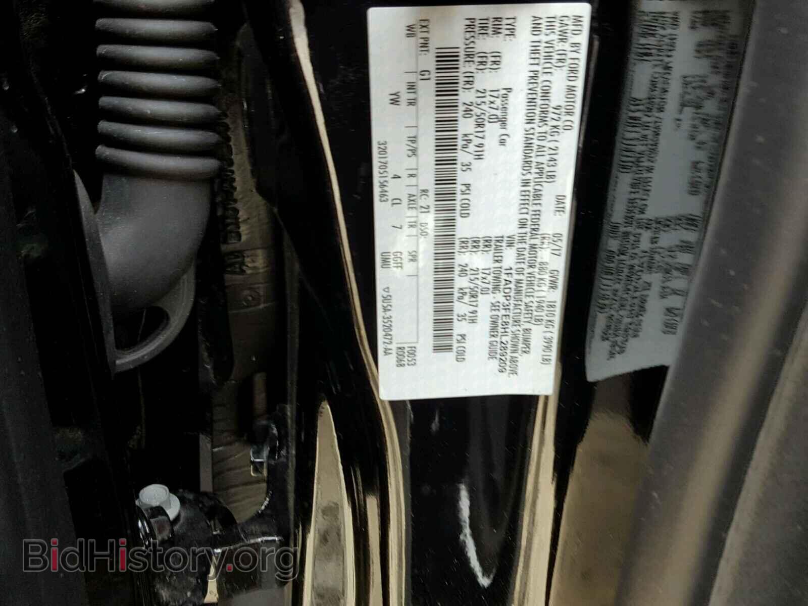 2017 FORD FOCUS - VIN: 1FADP3FE8HL289209 - Photo 10