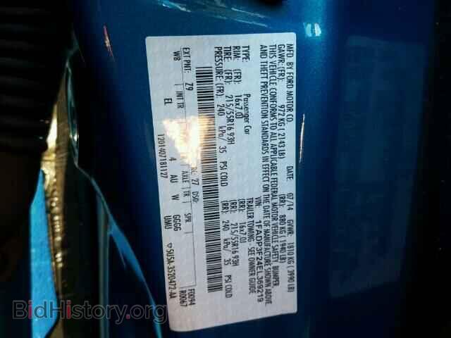 2014 FORD FOCUS - VIN: 1FADP3F24EL369219 - Photo 10
