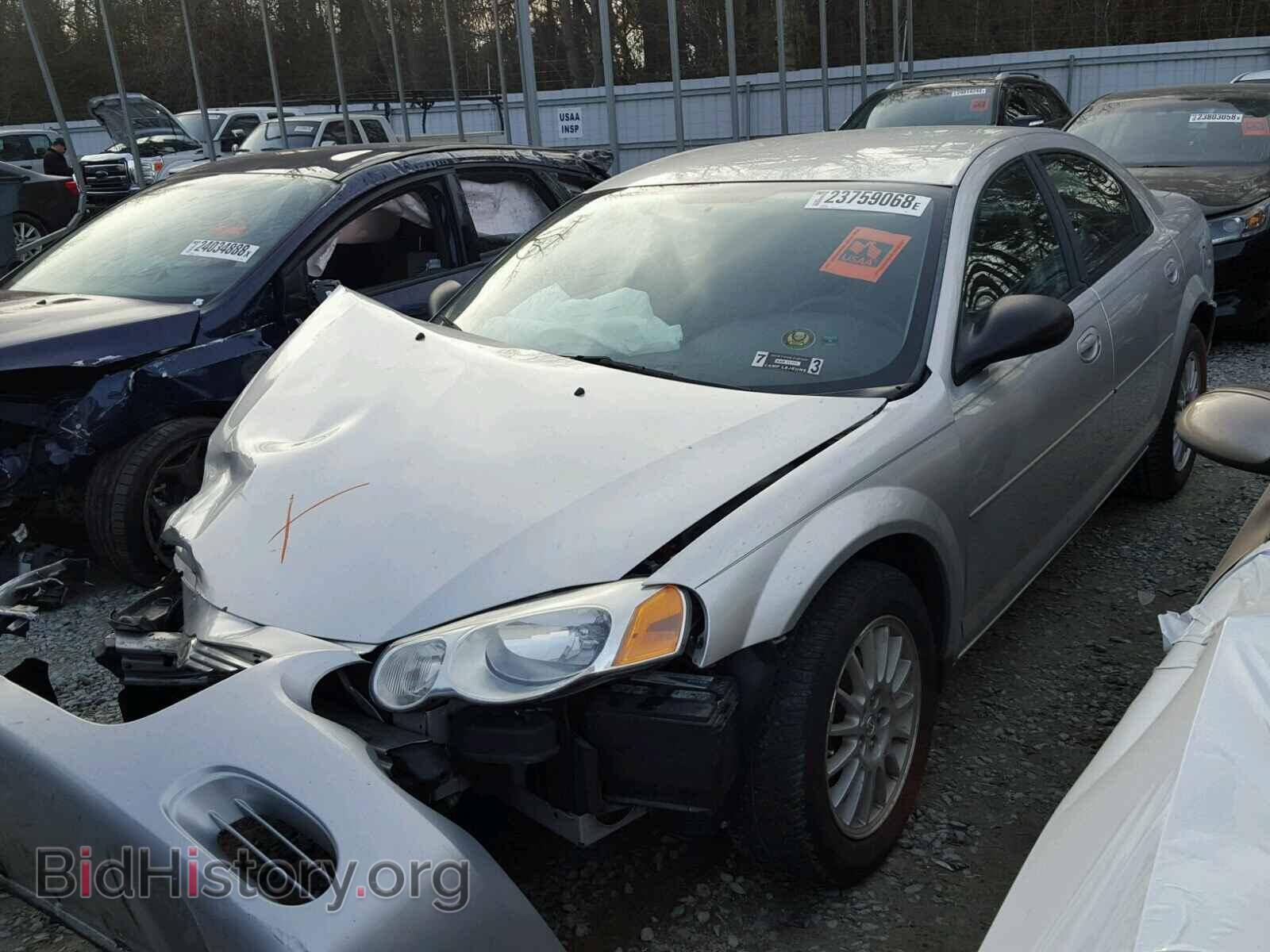 2006 CHRYSLER SEBRING - VIN: 1C3EL46X76N249095 - Фото 2