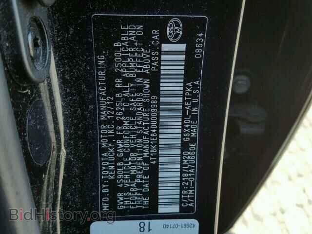 2013 TOYOTA AVALON - VIN: 4T1BK1EB4DU009989 - Фото 10