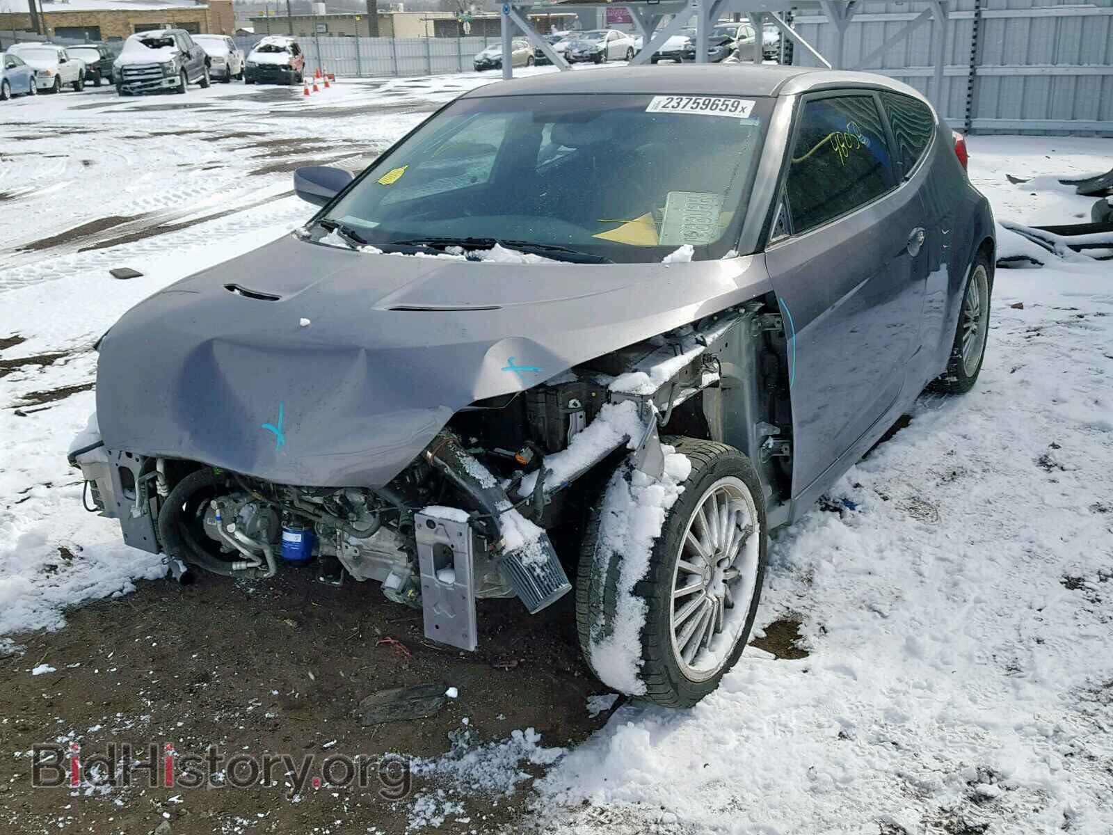 2012 HYUNDAI VELOSTER - VIN: KMHTC6AD6CU071611 - Фото 2