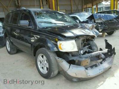 2008 Dodge DURANGO Durango SX, черный — VIN 1D8HD38N18F116455, Copart