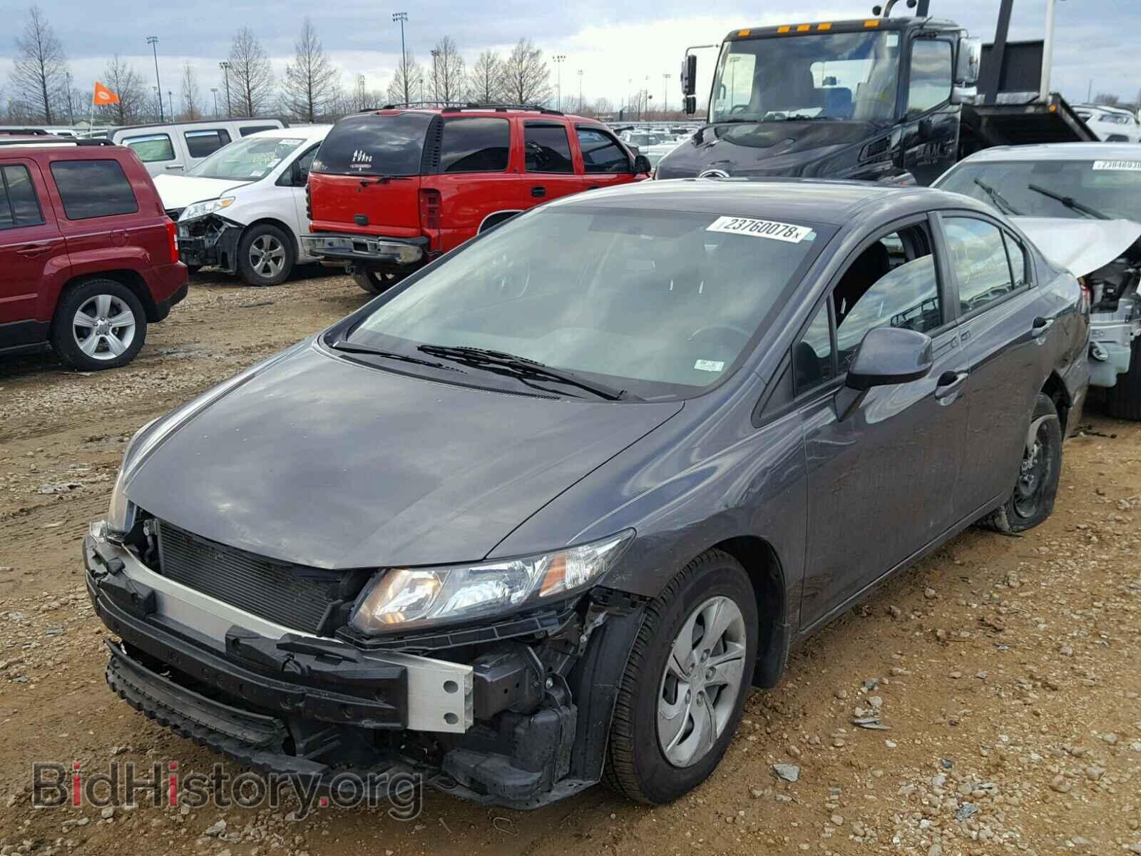 2013 HONDA CIVIC - VIN: 2HGFB2F59DH591211 - Фото 2