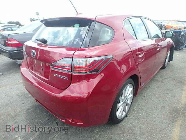 2011 LEXUS CT 200 - VIN: JTHKD5BH8B2006177 - Фото 4