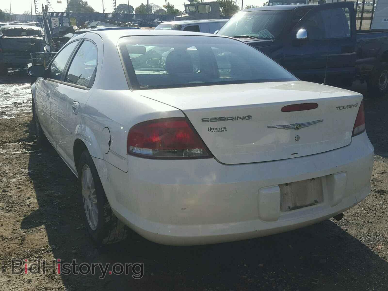2006 CHRYSLER SEBRING - VIN: 1C3AL56T76N248904 - Фото 3