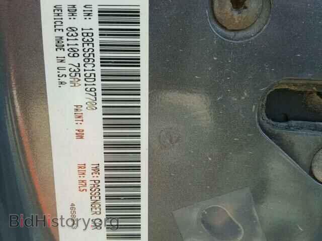 2005 DODGE NEON - VIN: 1B3ES56C15D197700 - Фото 10