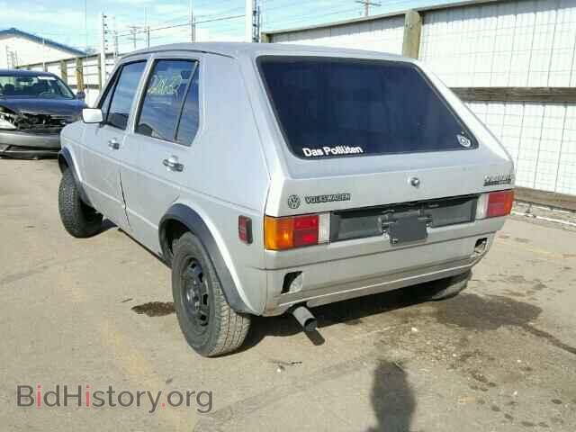 1982 VOLKSWAGEN RABBIT - VIN: 1VWFG0177CV096019 - Фото 3
