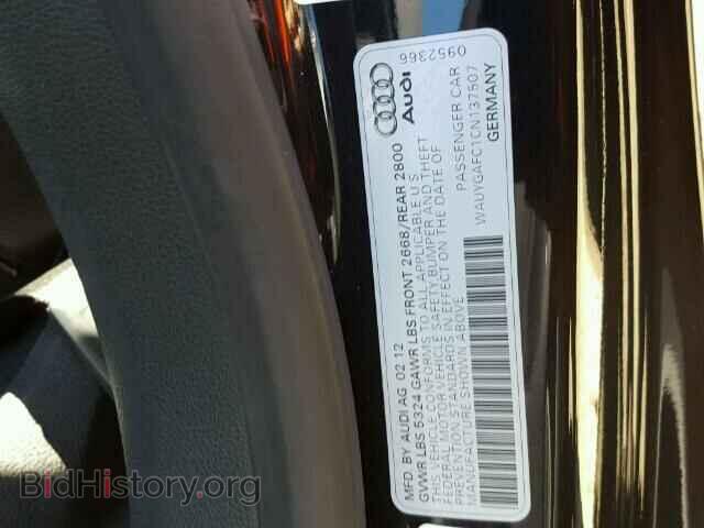 2012 AUDI A7 - VIN: WAUYGAFC1CN137507 - Фото 10