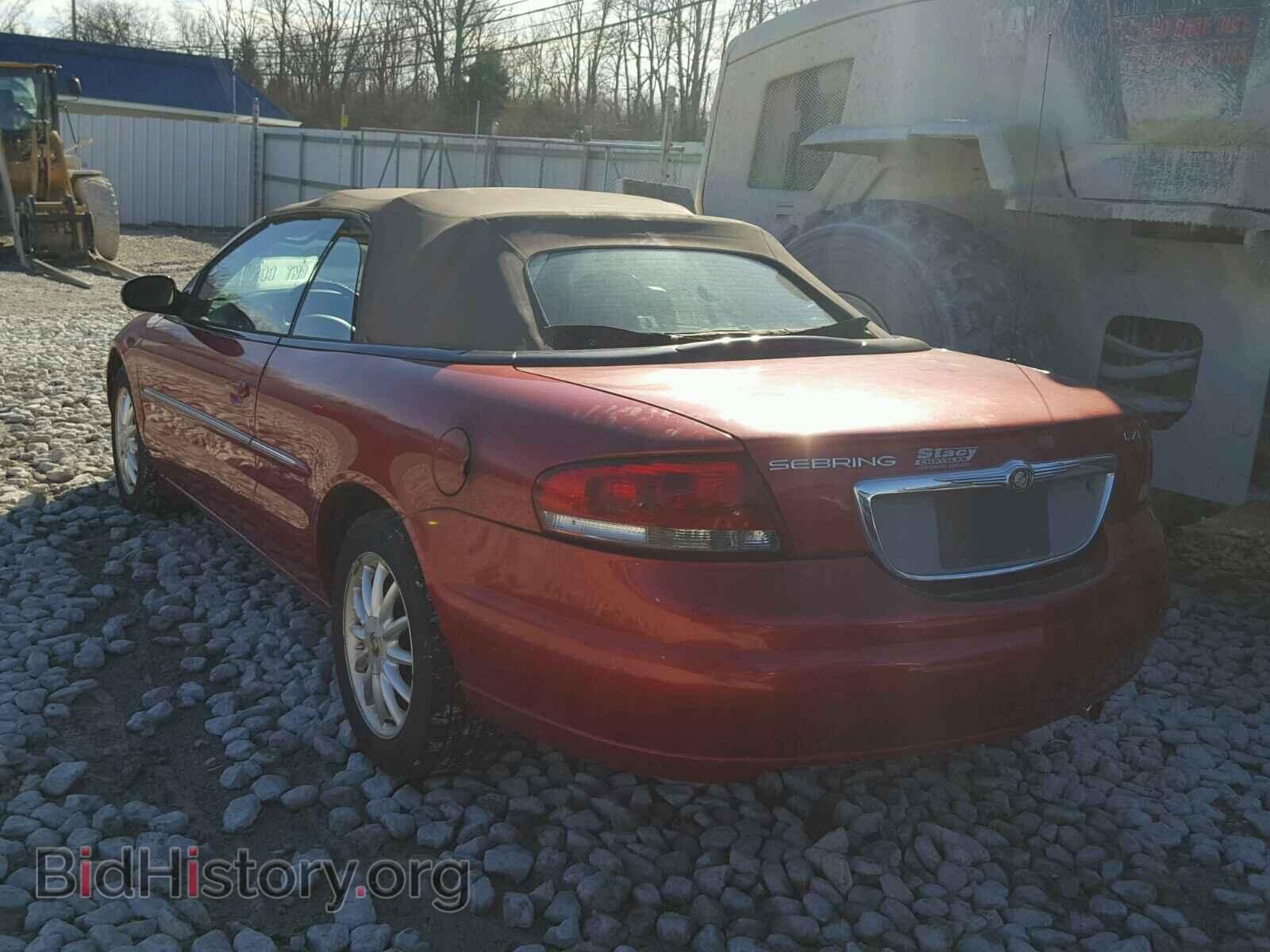 2002 CHRYSLER SEBRING - VIN: 1C3EL55R32N343381 - Фото 3