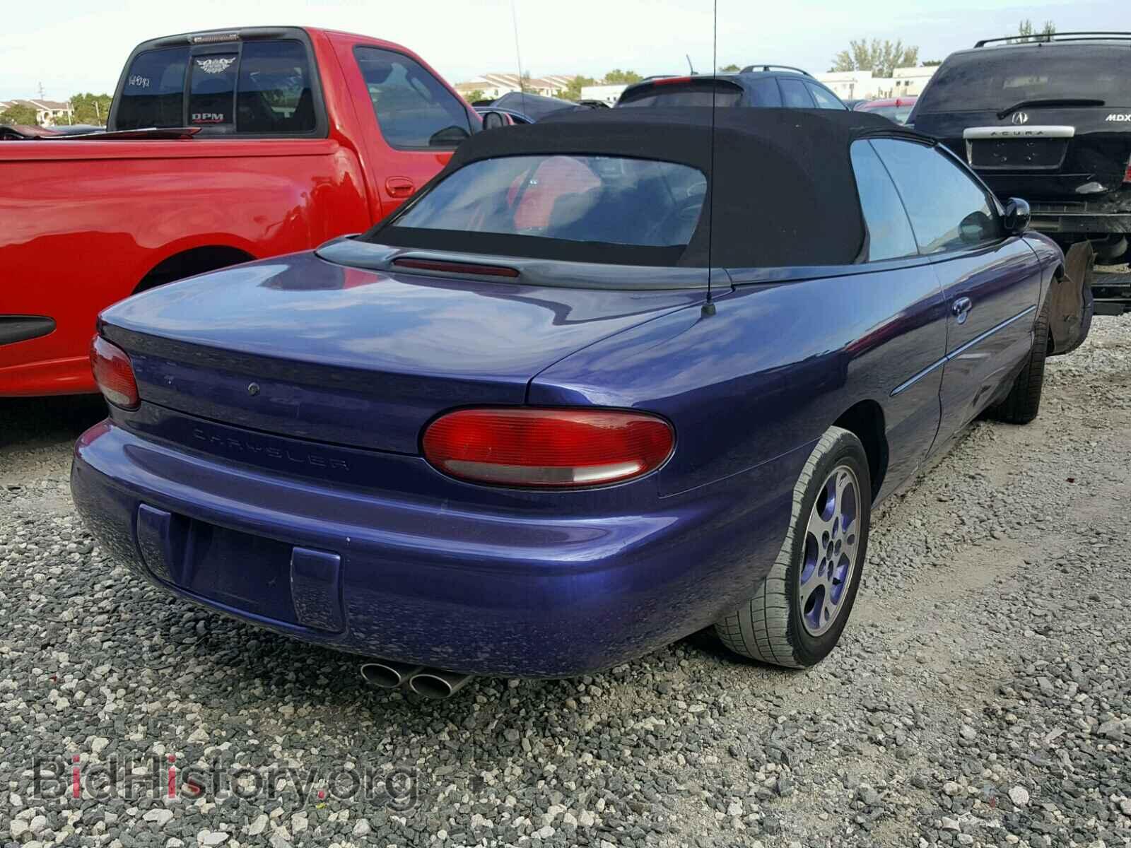 1998 CHRYSLER SEBRING - VIN: 3C3EL55H2WT319649 - Фото 4
