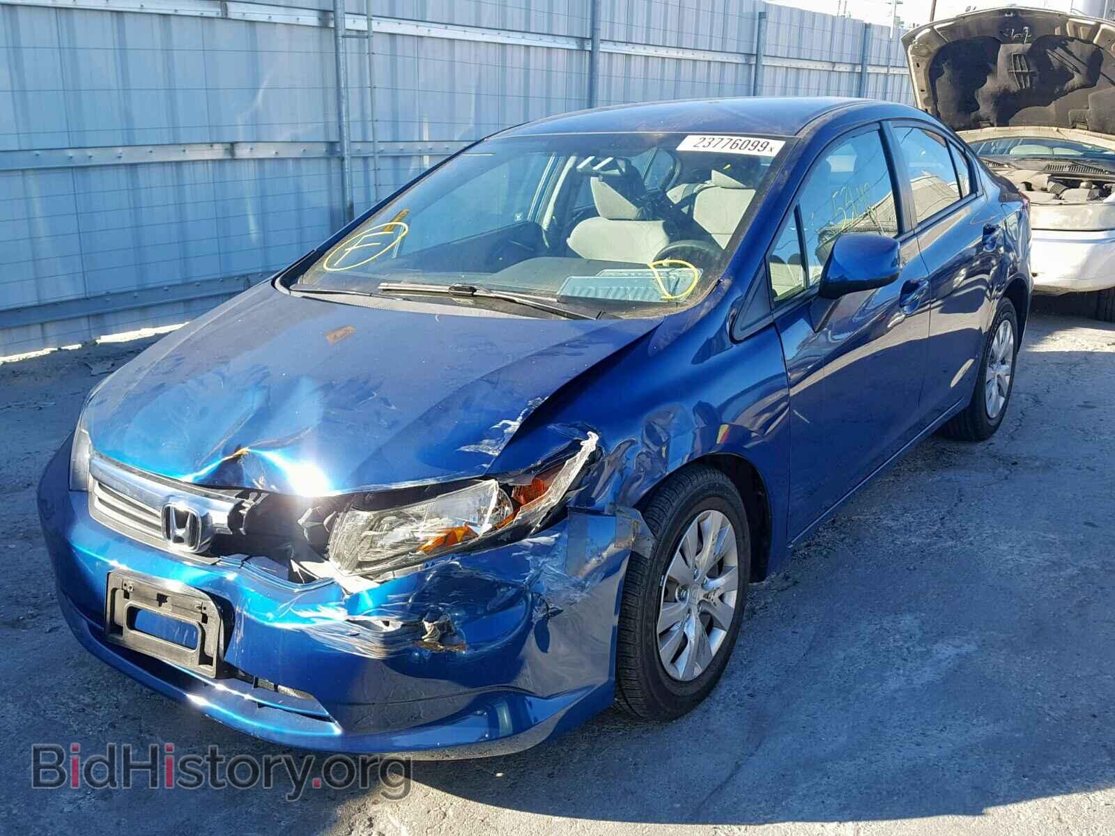 2012 HONDA CIVIC LX - VIN: 19XFB2F53CE341505 - Фото 2
