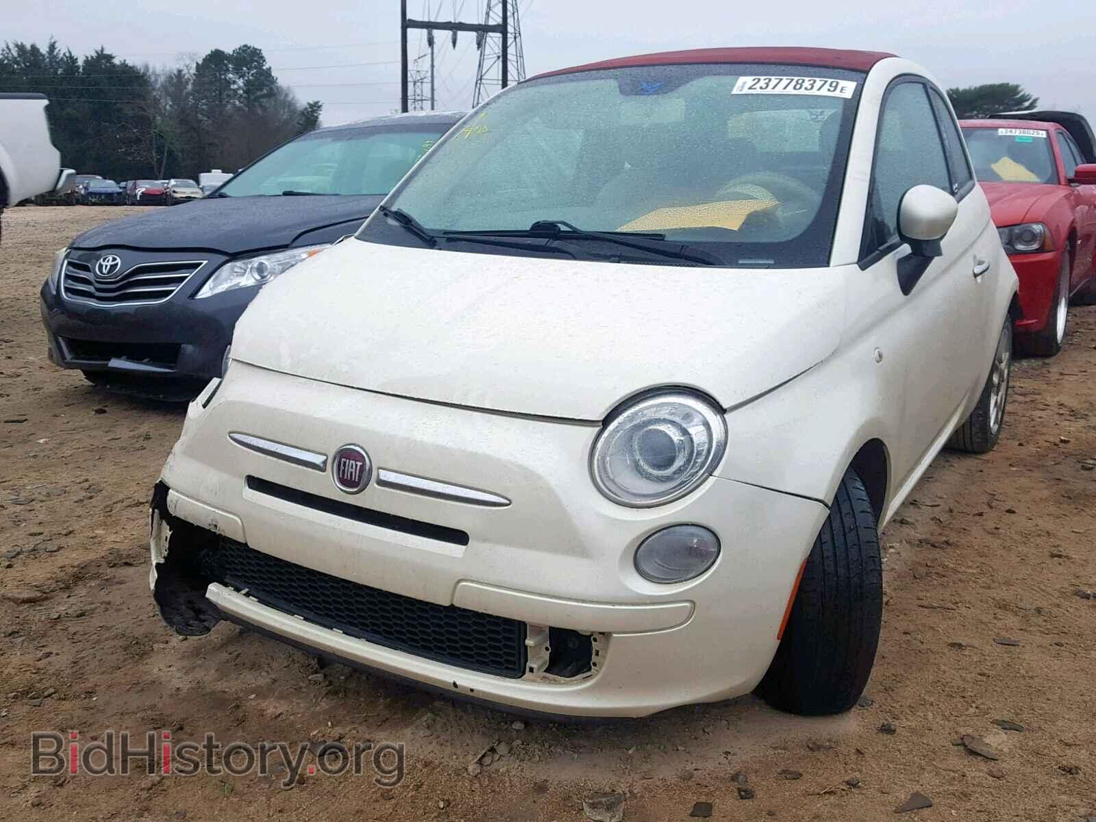2012 FIAT 500 - VIN: 3C3CFFDR3CT310341 - Фото 2