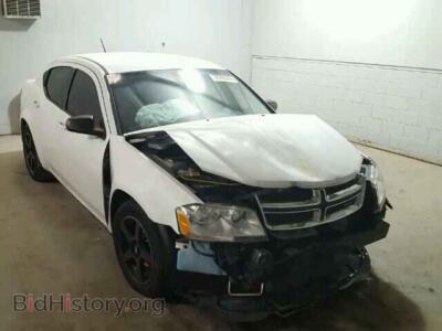 2011 Dodge AVENGER Avenger EX, white — VIN 1B3BD4FB6BN588314, Copart
