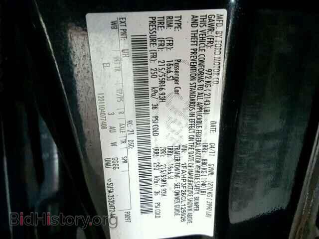 2012 FORD FOCUS - VIN: 1FAHP3F26CL125926 - Фото 10