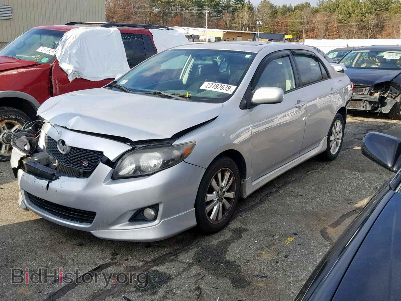 2009 TOYOTA COROLLA BA - VIN: 2T1BU40E99C097637 - Фото 2