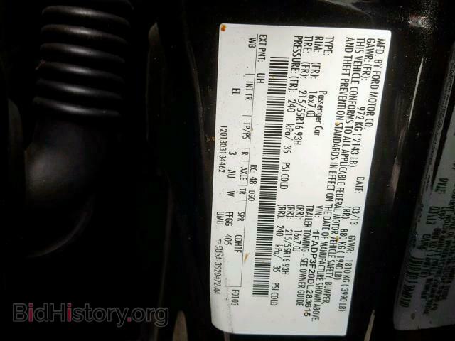2013 FORD FOCUS SE - VIN: 1FADP3F20DL283615 - Фото 10