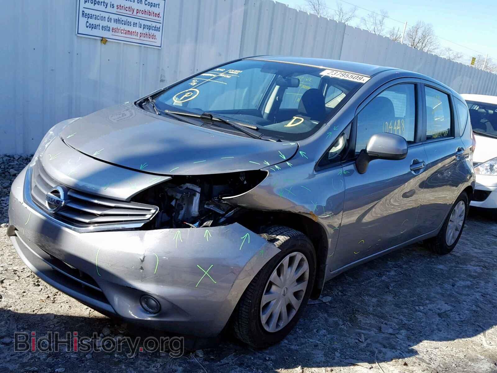 2014 NISSAN VERSA - VIN: 3N1CE2CP9EL417052 - Фото 2