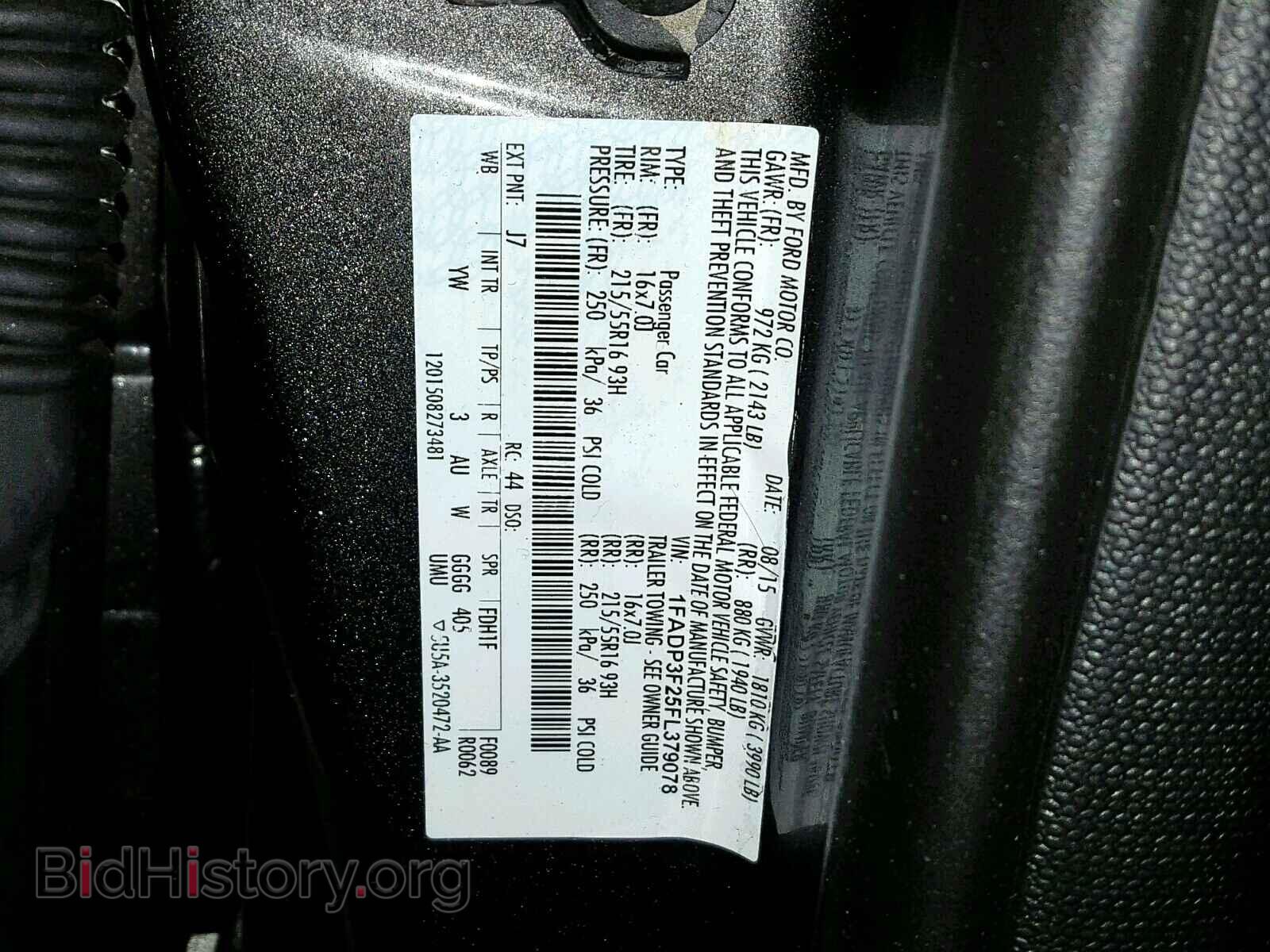 2015 FORD FOCUS SE - VIN: 1FADP3F25FL379078 - Фото 10