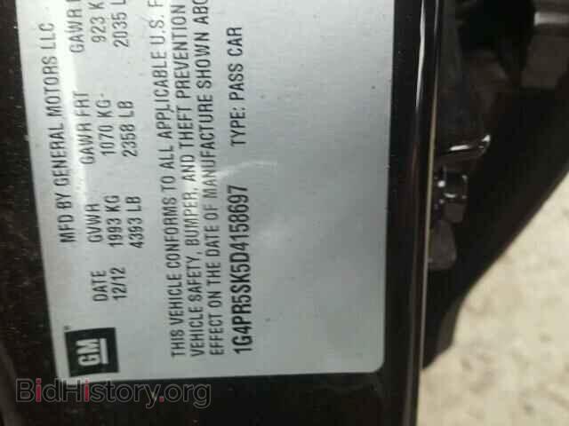 2013 BUICK VERANO - VIN: 1G4PR5SK5D4158697 - Фото 10