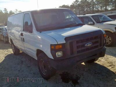 2010 Ford ECONOLINE, white — VIN 1FTNE2EL7ADA04496, Copart