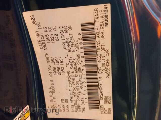 2009 MITSUBISHI ECLIPSE - VIN: 4A3AK24F79E018050 - Фото 10
