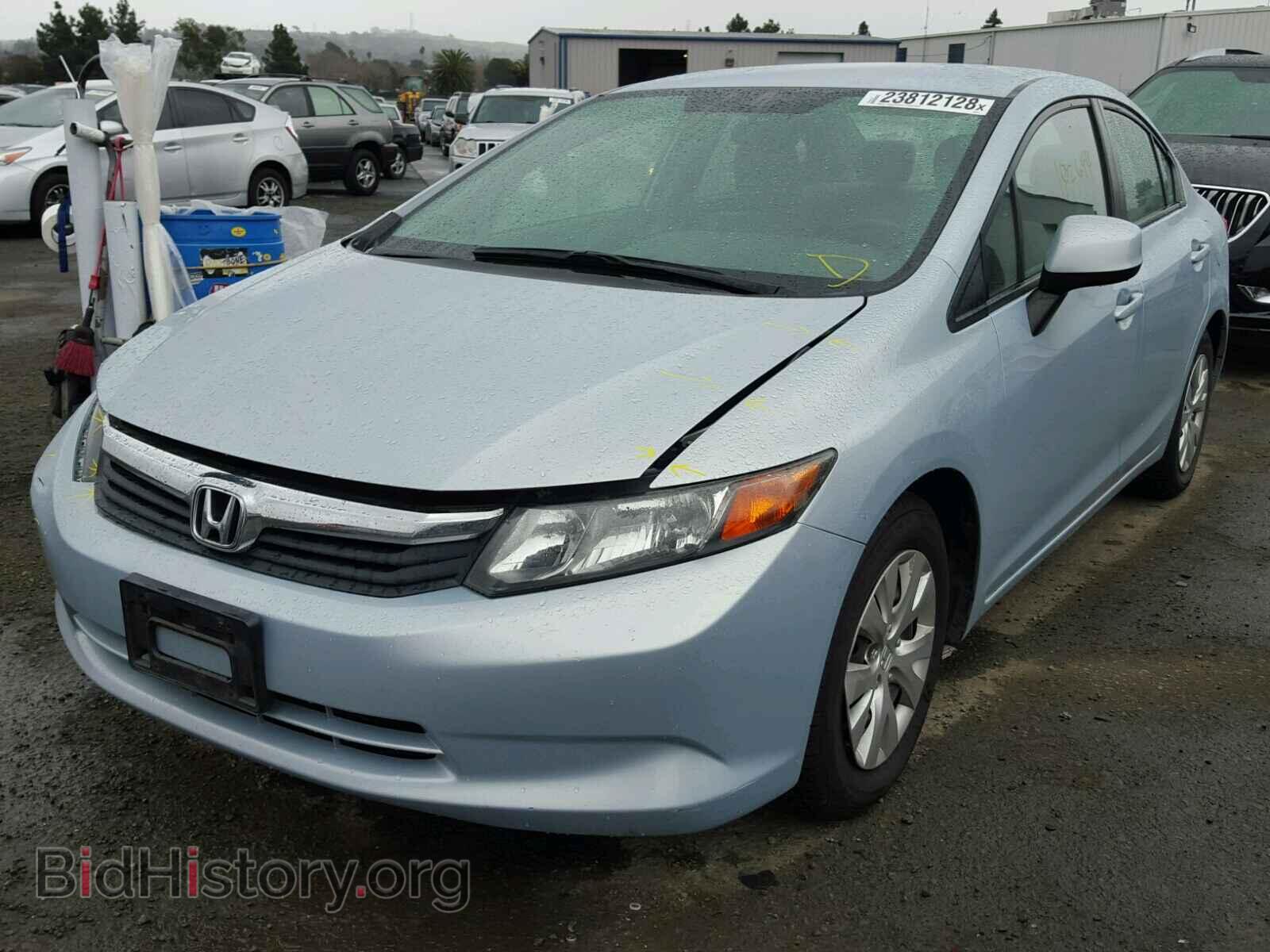 2012 HONDA CIVIC - VIN: 19XFB2F54CE336961 - Фото 2