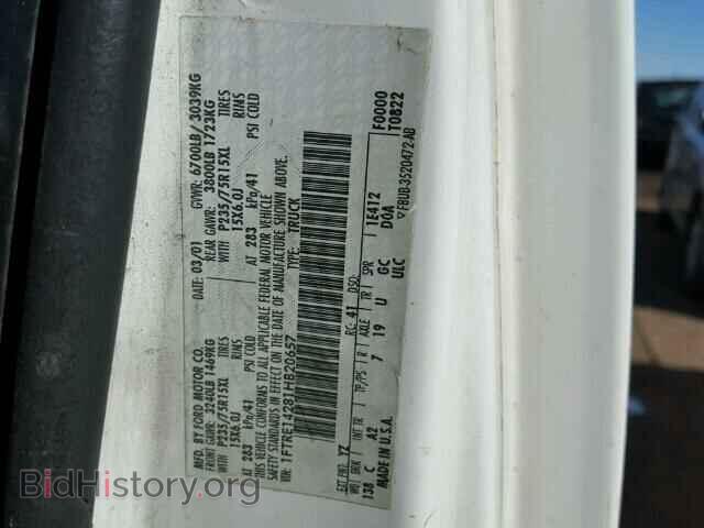 2001 FORD ECONOLINE - VIN: 1FTRE14281HB20657 - Photo 10