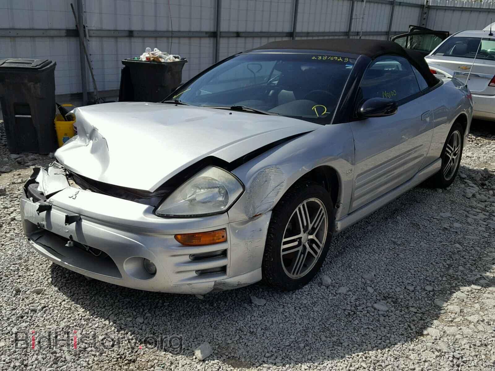 2003 MITSUBISHI ECLIPSE - VIN: 4A3AE75H93E194030 - Фото 2