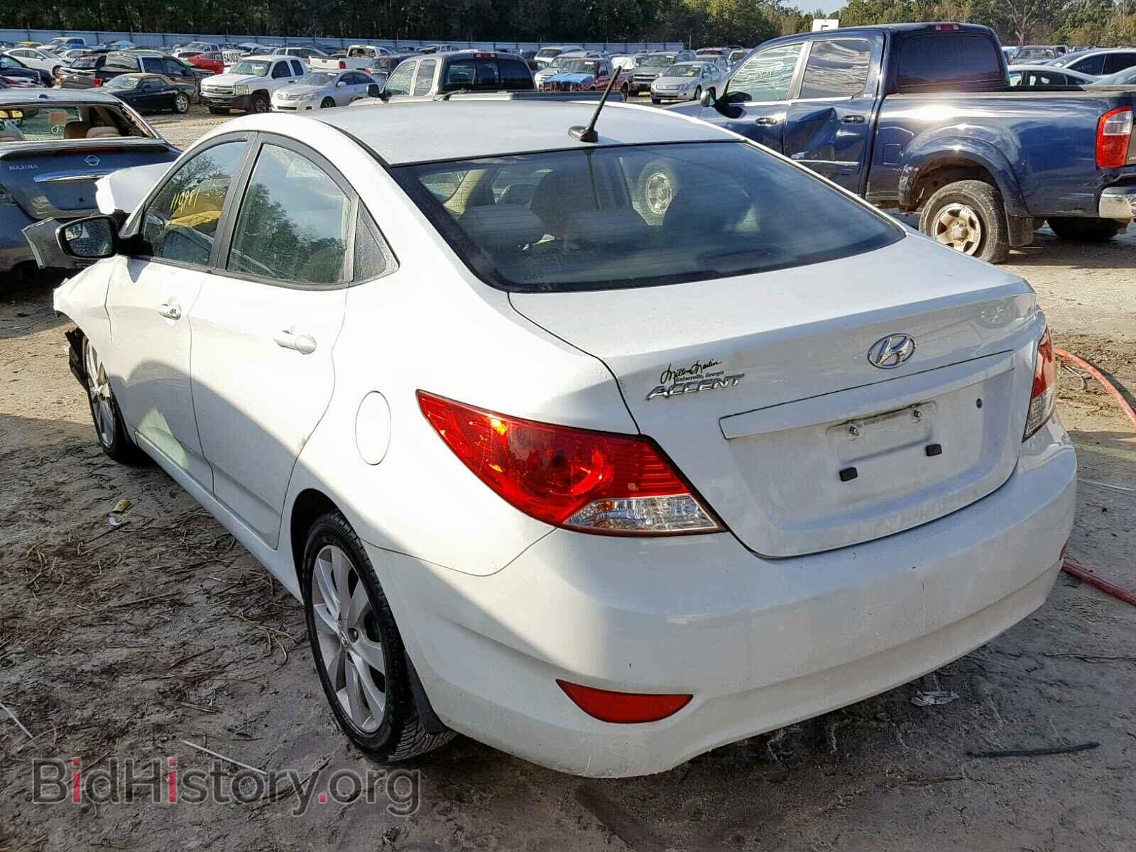 2014 HYUNDAI ACCENT - VIN: KMHCU4AE3EU765833 - Фото 3