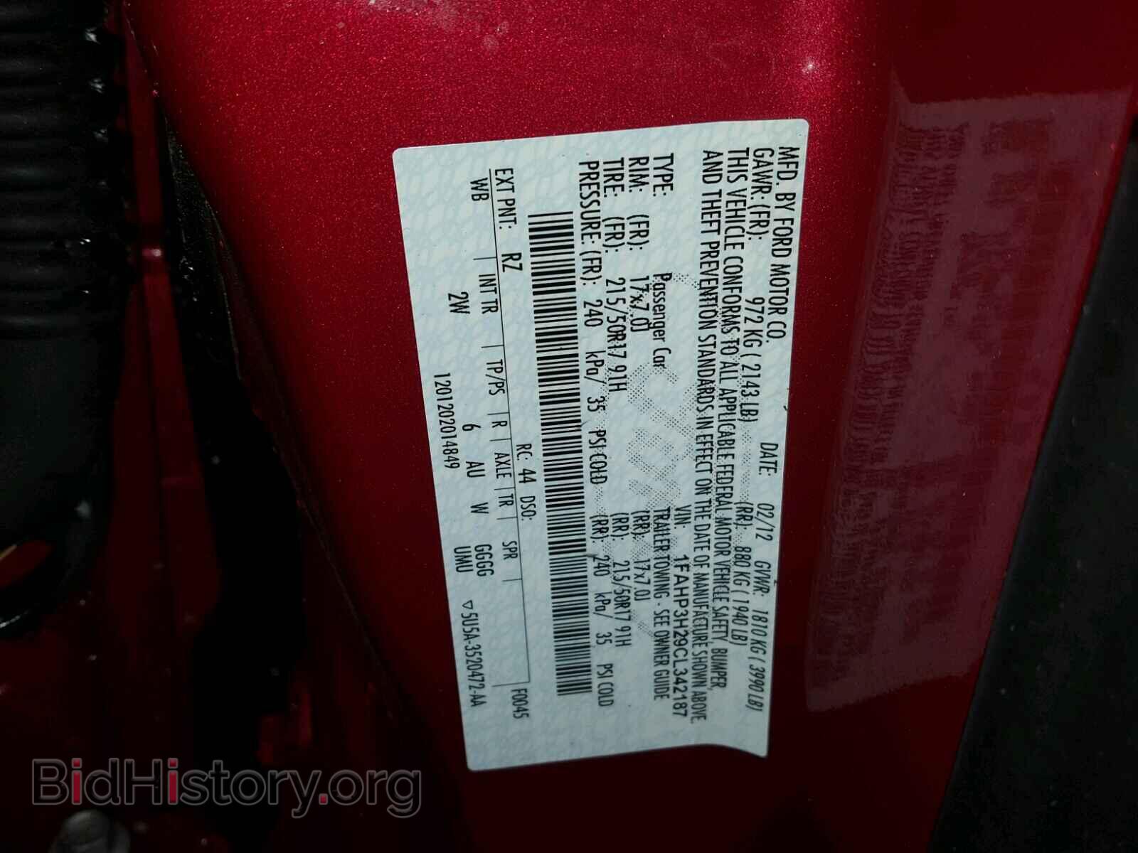 2012 FORD FOCUS - VIN: 1FAHP3H29CL342187 - Photo 10