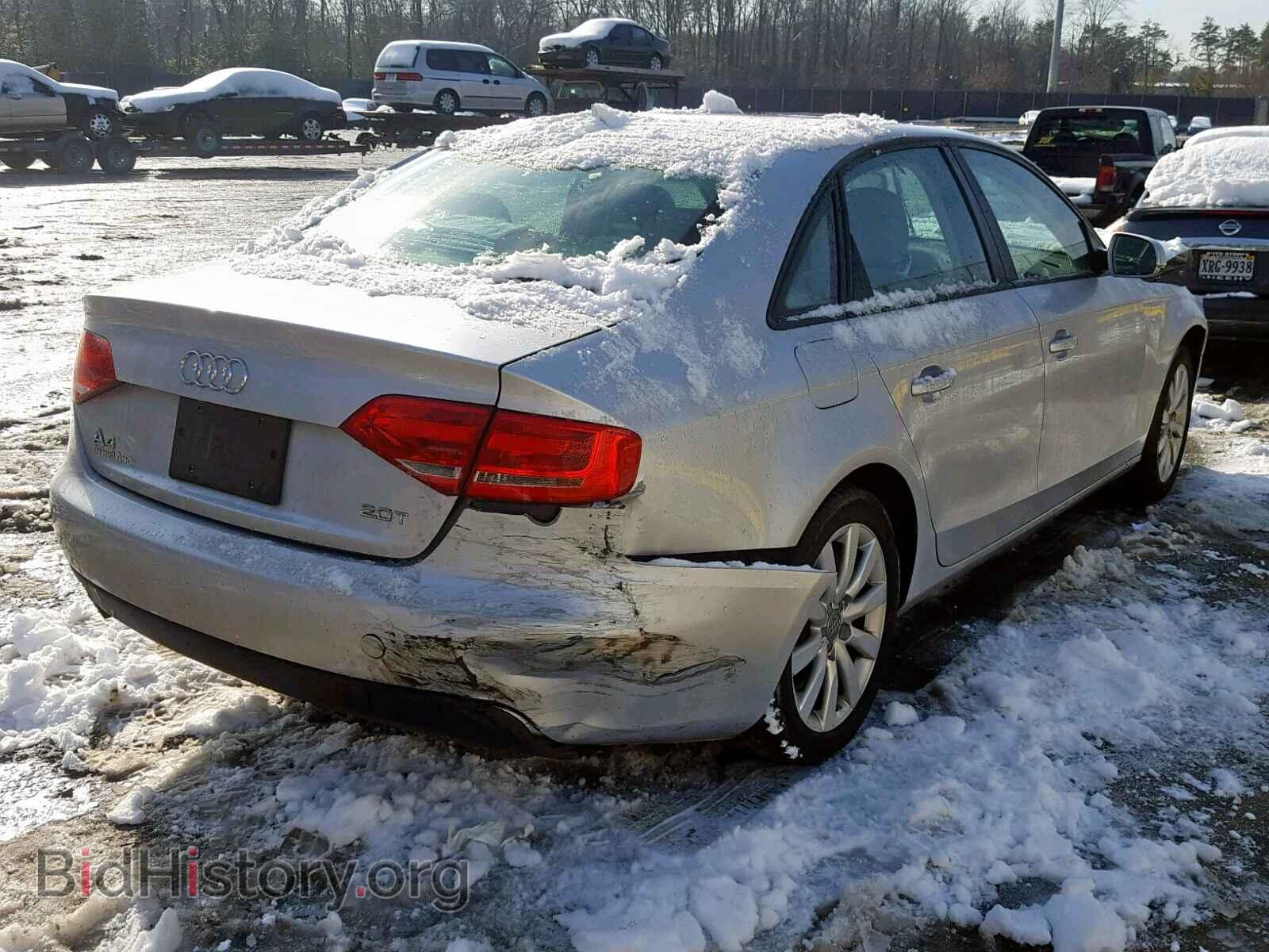 2012 AUDI A4 - VIN: WAUAFAFL3CN017132 - Фото 4